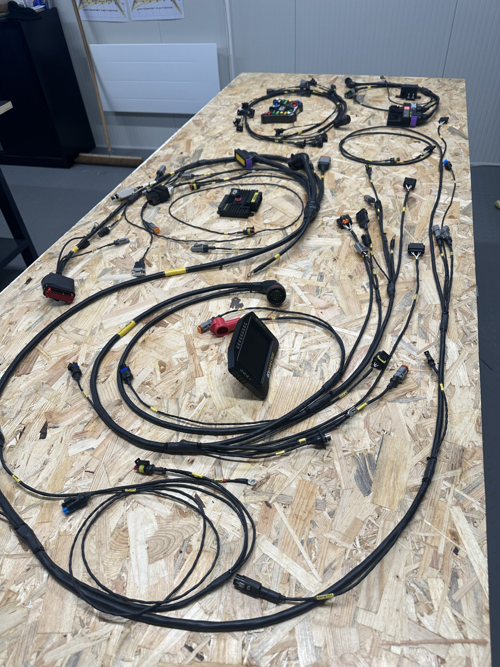 Faisceau complet déployé en atelier